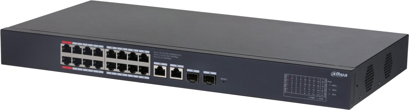Управляемый коммутатор 2-го уровня Dahua CS4220-16GT-240