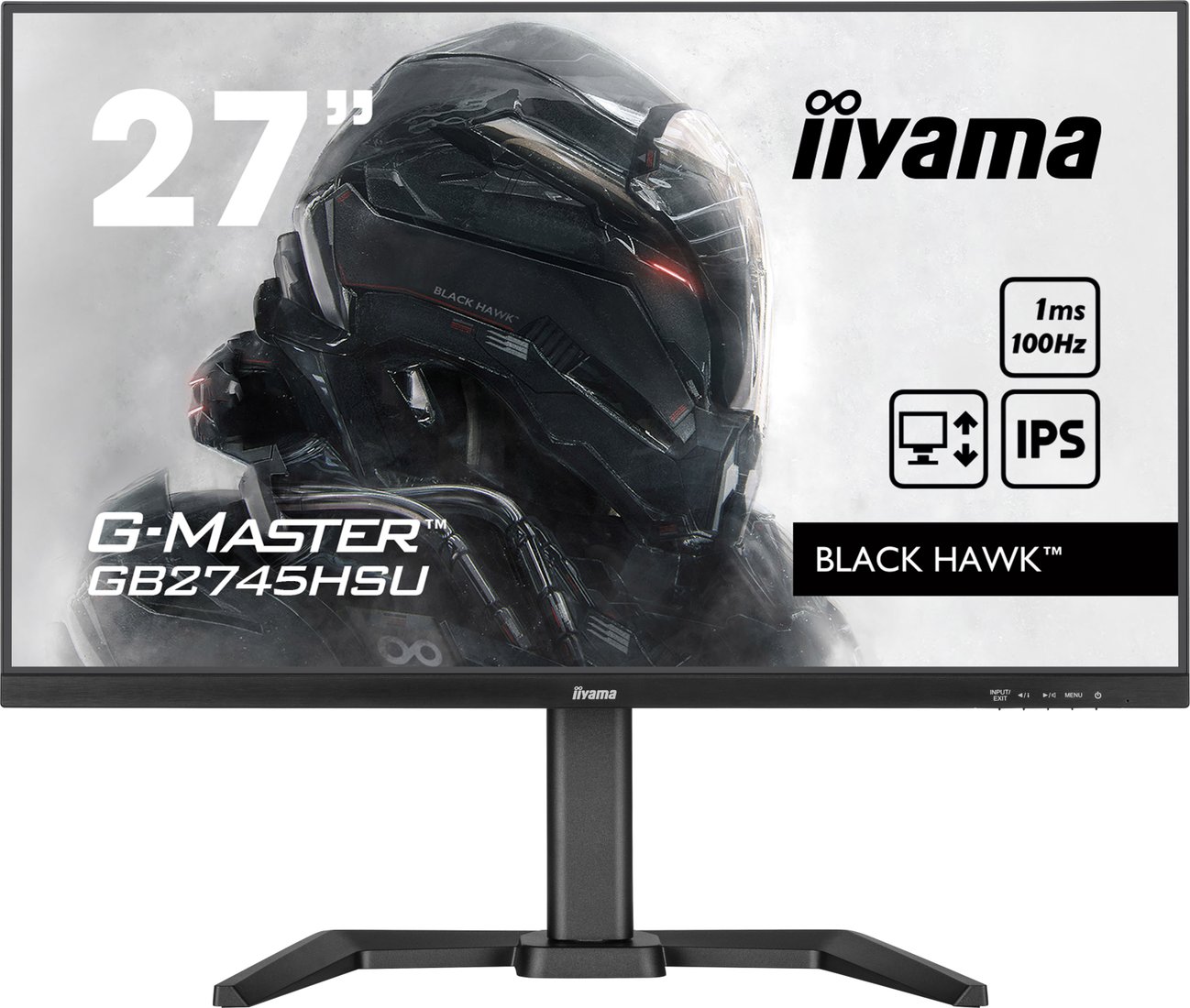 

Игровой монитор Iiyama G-Master Black Hawk GB2745HSU-B1