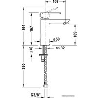 Смеситель Duravit A11020002010