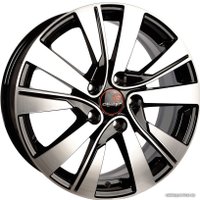Литые диски Vector R185 (17_Sportage) 17x7" 5x114.3мм DIA 67.1мм ET 48.5мм Черный с алмазной проточкой
