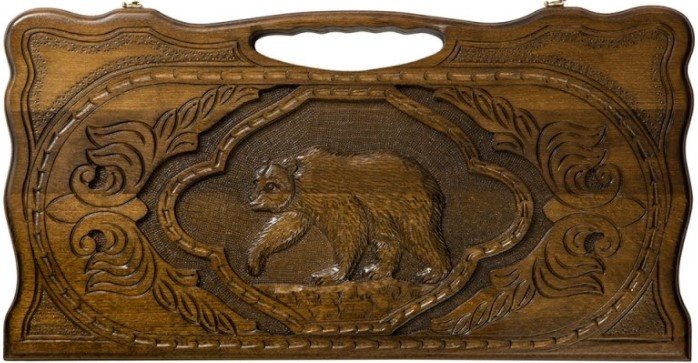 

Шашки/нарды Haleyan Медведь kh021