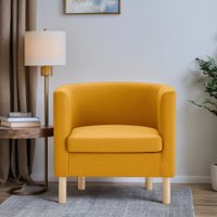 Интерьерное кресло Mio Tesoro Агата 351 (горчичный 1172)