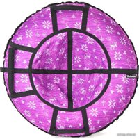 Тюбинг Hubster Люкс Pro S 90 см (тундра, фиолетовый)