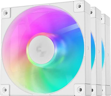 

Комплект вентиляторов для корпуса DeepCool FD12 ARGB R-FD12-WHAPN3-G