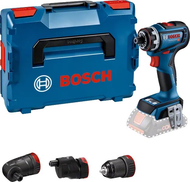 Дрель-шуруповерт Bosch GSR 18V-90 FC Professional 06019K6203 (без АКБ, набор сменных патронов, кейс)