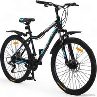 Велосипед Delta Street 27.5 2701 (черный/синий)