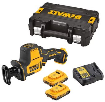 Сабельная пила DeWalt DCS312D2 (с 2-мя АКБ, кейс)