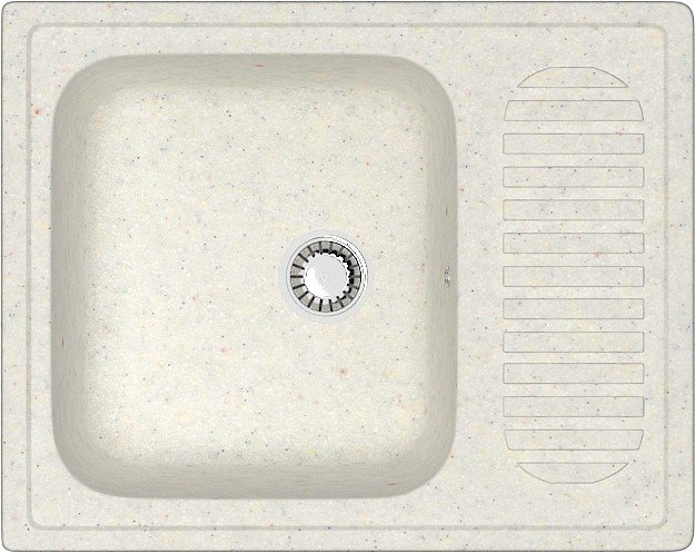 

Кухонная мойка MARRBAXX Карельский камень модель 15/Q7 F015Q007 (хлопок/белый)