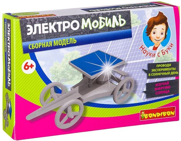 

Набор для опытов Bondibon Науки с Буки Электро мобиль ВВ2586