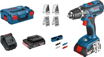 Дрель-шуруповерт Bosch GSR 18-2-LI Plus Professional 0615990H27 (с 2-мя АКБ, кейс)