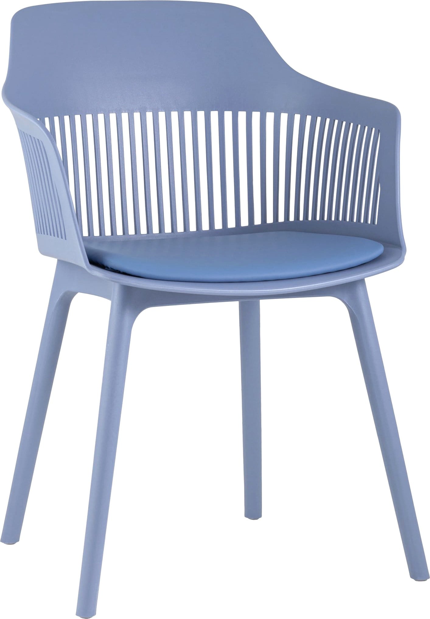 

Стул с подлокотниками Stool Group Crocus c подушкой (голубой)