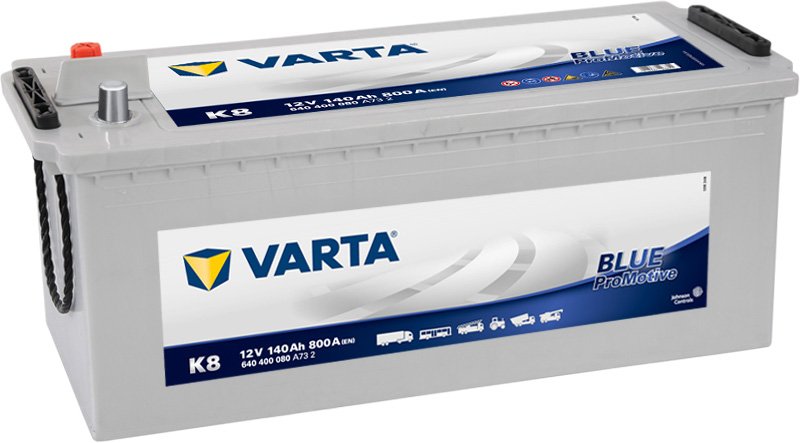 

Автомобильный аккумулятор Varta Promotive Blue 640 400 080 (140 А/ч)
