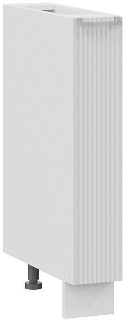 

Шкаф напольный Трия Кимберли 1Н15К (белый/сноу)