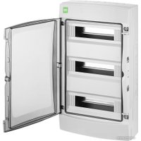Бокс пластиковый Elektro-Plast GALANT 3x12M, N 2x 8x16+6x10mm2, PE 4x 2x16+12x10mm2, дымчатая пласт. дверь, светло-серый RAL7035, 563x323x160mm, IP65