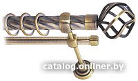 Lm Decor Булава 097 2р витой 25/16мм (антик, 1.8м)