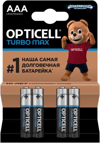 Батарейка Opticell Turbo Max AAA (4 шт)