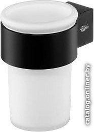 Стакан для зубной щетки и пасты Bisk Futura Black 02959