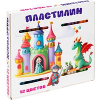Пластилин Genio Kids PV12 (12 цветов) в Борисове