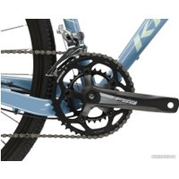 Велосипед Kross Esker 1.0 L/21" 2024 (синий/зеленый глянцевый)