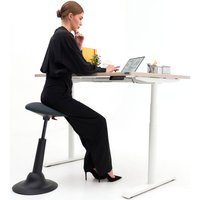 Стол для работы стоя WellDesk WDЕ Flagman 1395x800х28 (белый/пепел)