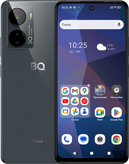 

Телефон BQ BQ-6861L Core 6GB/128GB (серый)