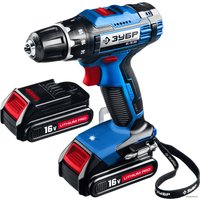 Дрель-шуруповерт Зубр DL-16 A5 (с 2-мя АКБ, кейс)