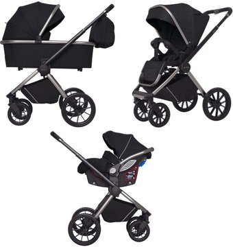 Универсальная коляска Carrello Optima 2022 CRL-6504/1 (3 в 1, pitch black)