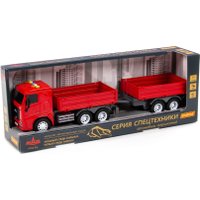 Грузовик Полесье МАЗ Бортовой с прицепом 94155