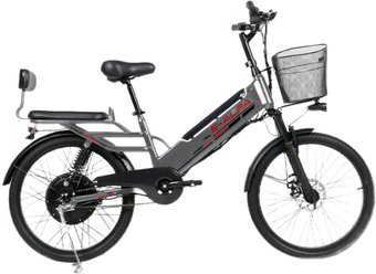 Электровелосипед SameBike E-ALFA NEW SB-E-ALFA500-48/10 (серый)