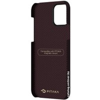 Чехол для телефона Pitaka MagEZ для iPhone 12 Pro Max (plain, черный/красный)