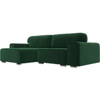 Угловой диван Лига диванов Лига-029 левый 121926L (велюр зеленый)