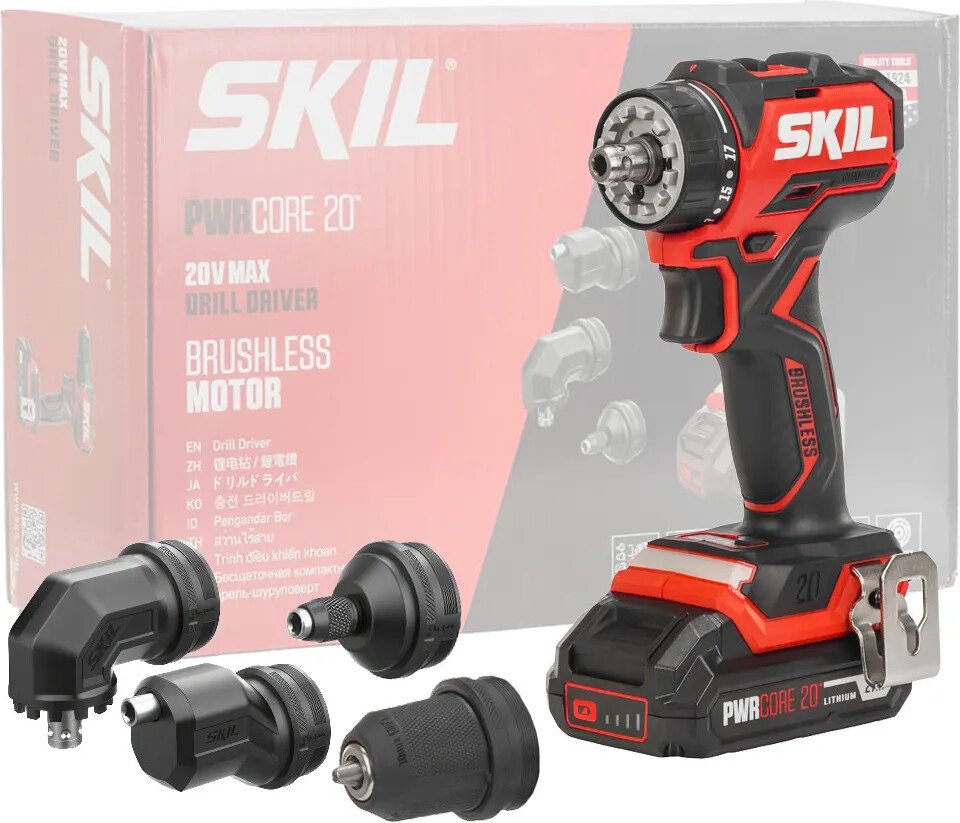 

Дрель-шуруповерт Skil QD6293SE10 (с 2-мя АКБ)