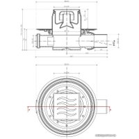 Трап/канал Pestan Confluo Standard Dry 2