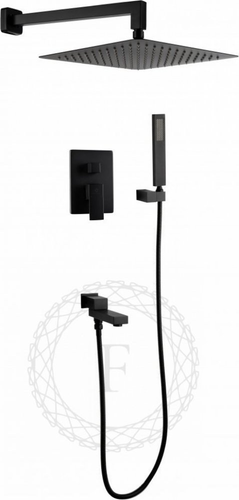 

Душевая система Filarete Fing FL1040 (черный матовый)