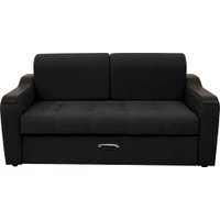 Диван Сириус Лидер-3 ППУ 185x110 (Eva 11 велюр черный)