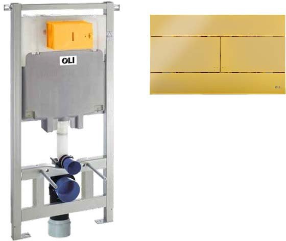 

Инсталляция для унитаза OLI 80 Slim 600151+154962 (золотой)