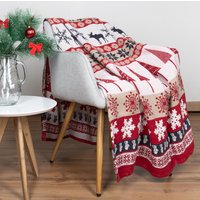 Плед Беларускі лён 115x170 23С27-ШР/у./р. (1 Лапландия-3/сорт 1)