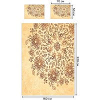 Набор текстиля для спальни Ambesonne Цветочный круг bcsl 46526 160x220