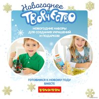 Набор для создания поделок/игрушек Bondibon Елочные игрушки из фетра своими руками. Попугаи ВВ3089