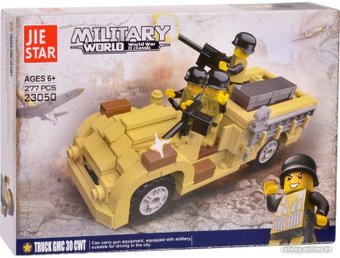 Конструктор JIE-STAR Military World 23050 Военный грузовик