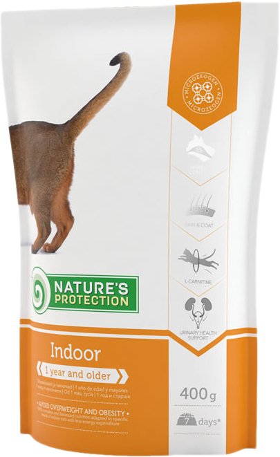 

Сухой корм для кошек Nature's Protection Indoor 0.4 кг