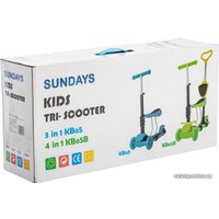 Трехколесный самокат Sundays KB05 (зеленый/желтый)