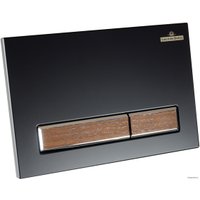 Панель смыва Lavinia Boho Relfix 38050602 (матовый черный/темное дерево) в Гродно