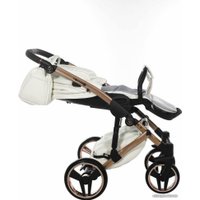 Универсальная коляска Junama Glow V2 (2 в 1, белый/матовая медь)