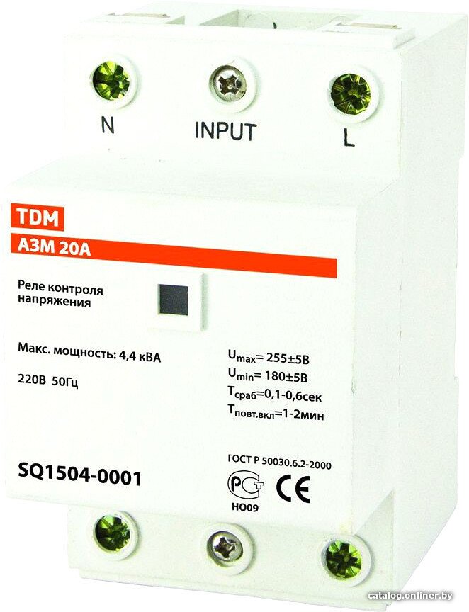 Реле напряжения TDM Electric SQ1504-0004