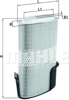 

Воздушный фильтр Knecht/Mahle LX1009/6