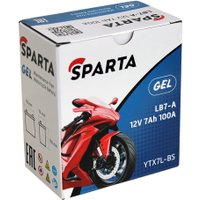 Мотоциклетный аккумулятор Sparta LB7-A, YTX7L-BS (7 А·ч)