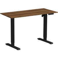 Стол для работы стоя WellDesk Basic 1300x675х18 (черный/дуб хантон темный) в Лиде