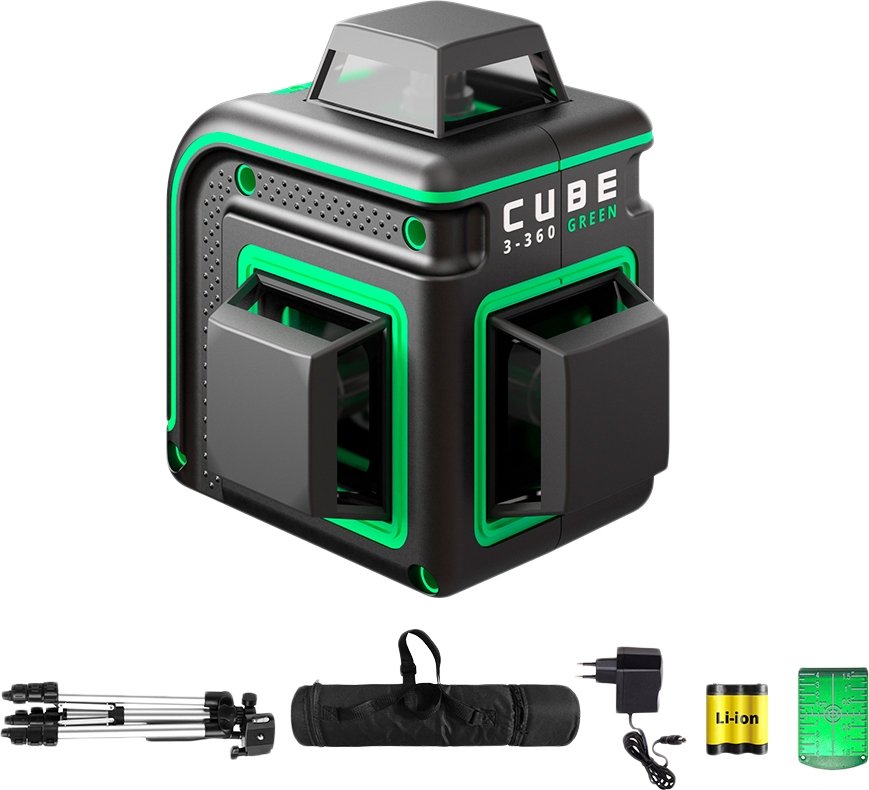 

Лазерный нивелир ADA Instruments Cube 3-360 Green Professional Edition А00573