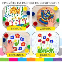 Пальчиковые краски BRAUBERG Kids 192279 (6 цветов)